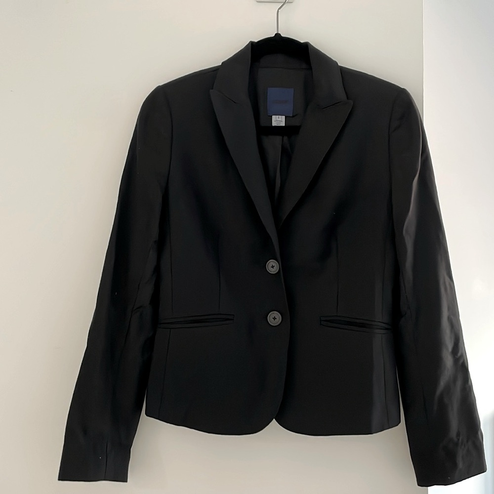 COPY - J Crew 100% wool black blazer